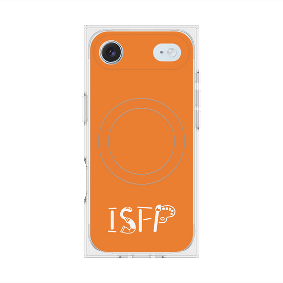 Premium Square Case with MagSafe［ Original - ISFP Adventurer - Alphabet - Orange ］