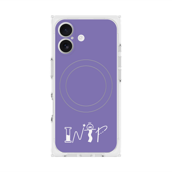 Premium Square Case with MagSafe［ Original - INTP Logician - Alphabet - Purple ］