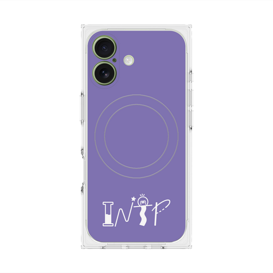 Premium Square Case with MagSafe［ Original - INTP Logician - Alphabet - Purple ］