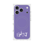 Premium Square Case with MagSafe［ Original - ENTJ Commander - Alphabet - Purple ］