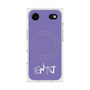 Premium Square Case with MagSafe［ Original - ENTJ Commander - Alphabet - Purple ］