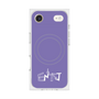 Premium Square Case with MagSafe［ Original - ENTJ Commander - Alphabet - Purple ］