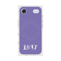 Premium Square Case with MagSafe［ Original - INTJ Architect - Alphabet - Purple ］