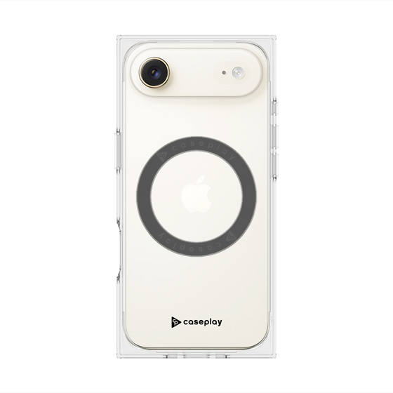 Premium Square Case with MagSafe［ Original - CASEPLAY Logo - Black/A ］