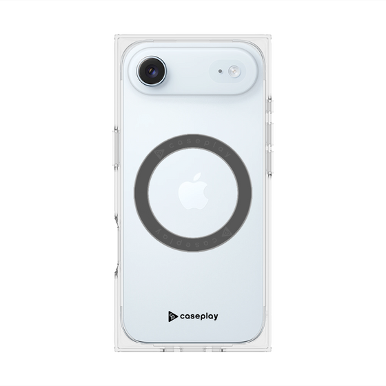 Premium Square Case with MagSafe［ Original - CASEPLAY Logo - Black/A ］