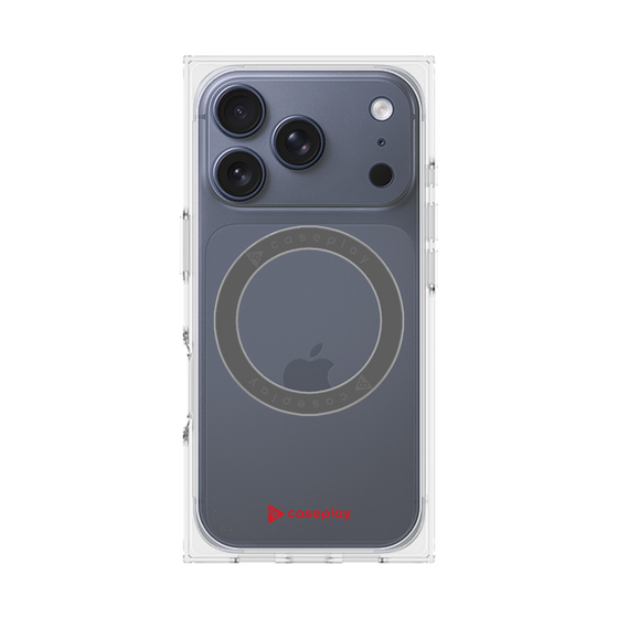 Premium Square Case with MagSafe［ Original - CASEPLAY Logo - Red/A ］