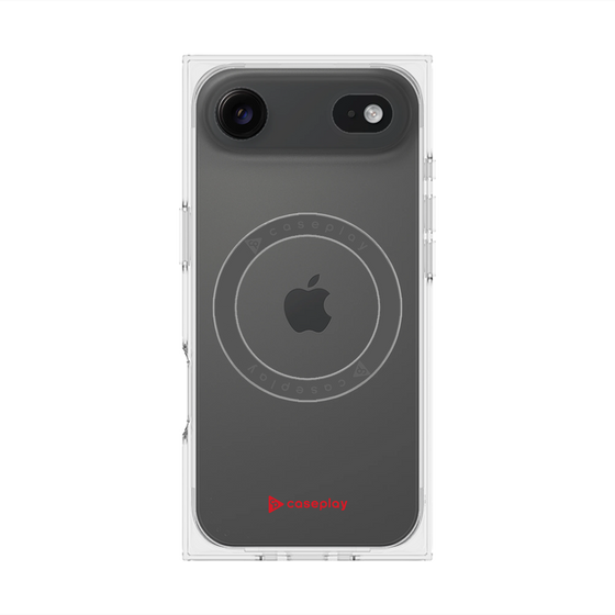 Premium Square Case with MagSafe［ Original - CASEPLAY Logo - Red/A ］