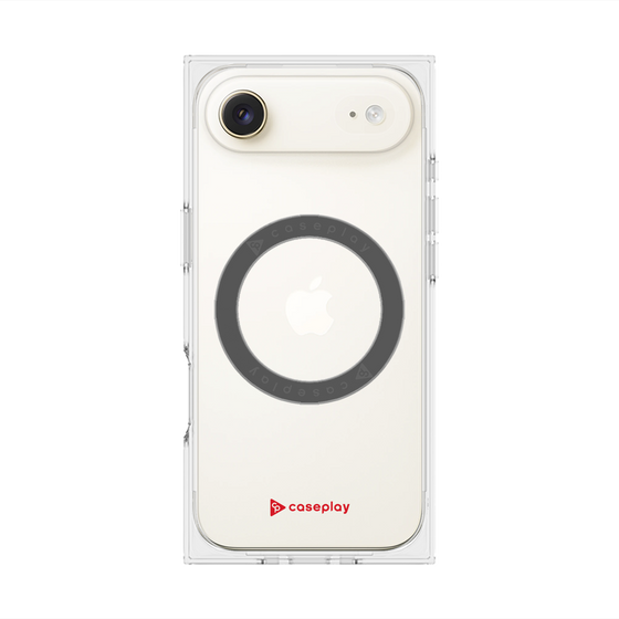 Premium Square Case with MagSafe［ Original - CASEPLAY Logo - Red/A ］