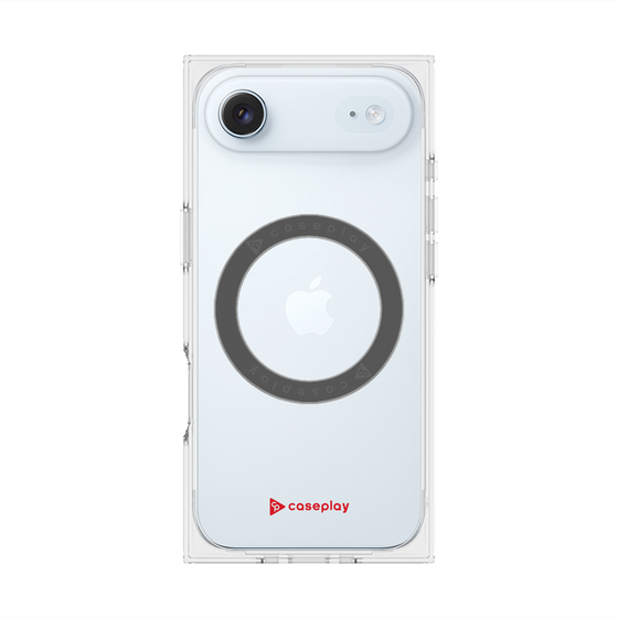 Premium Square Case with MagSafe［ Original - CASEPLAY Logo - Red/A ］