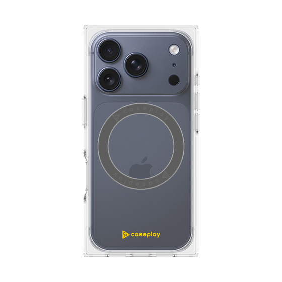 Premium Square Case with MagSafe［ Original - CASEPLAY Logo - Yellow/A ］