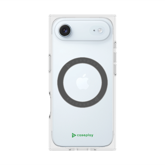 Premium Square Case with MagSafe［ Original - CASEPLAY Logo - Green/A ］