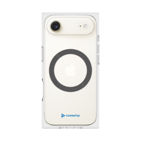 Premium Square Case with MagSafe［ Original - CASEPLAY Logo - Blue/A ］