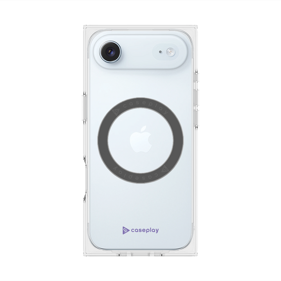 Premium Square Case with MagSafe［ Original - CASEPLAY Logo - Purple/A ］