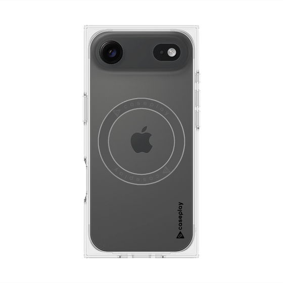 Premium Square Case with MagSafe［ Original - CASEPLAY Logo - Black/B ］