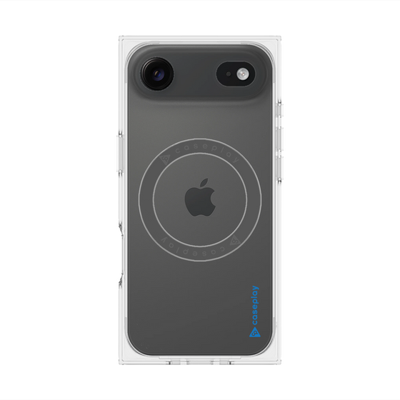 Premium Square Case with MagSafe［ Original - CASEPLAY Logo - Blue/B ］