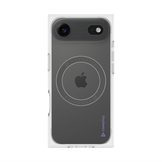 Premium Square Case with MagSafe［ Original - CASEPLAY Logo - Purple/B ］