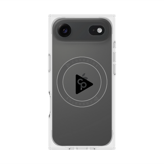 Premium Square Case with MagSafe［ Original - CASEPLAY Logo - Black/C ］