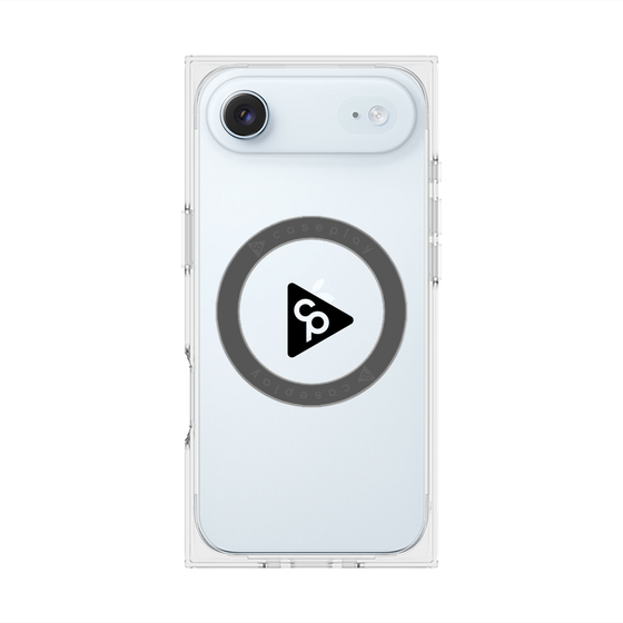 Premium Square Case with MagSafe［ Original - CASEPLAY Logo - Black/C ］