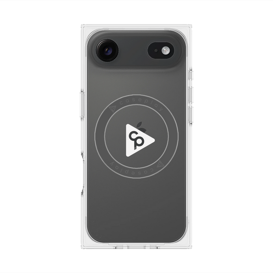 Premium Square Case with MagSafe［ Original - CASEPLAY Logo - White/C ］