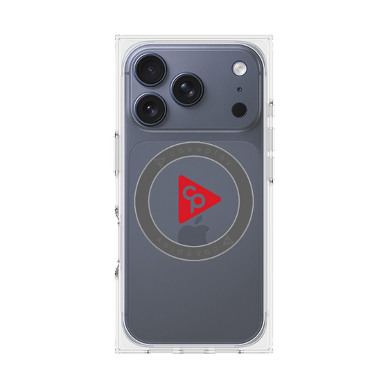 Premium Square Case with MagSafe［ Original - CASEPLAY Logo - Red/C ］