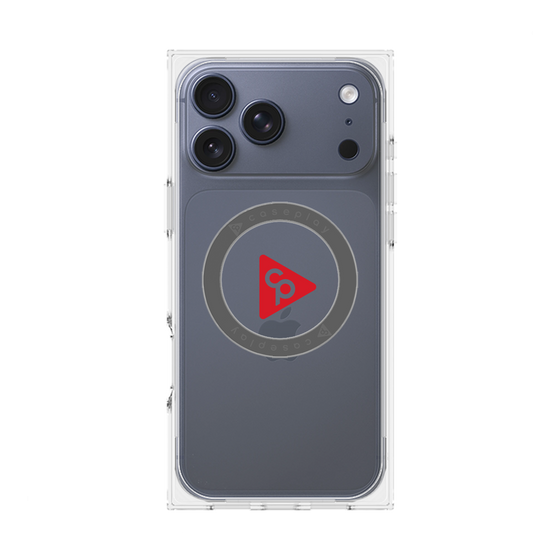 Premium Square Case with MagSafe［ Original - CASEPLAY Logo - Red/C ］