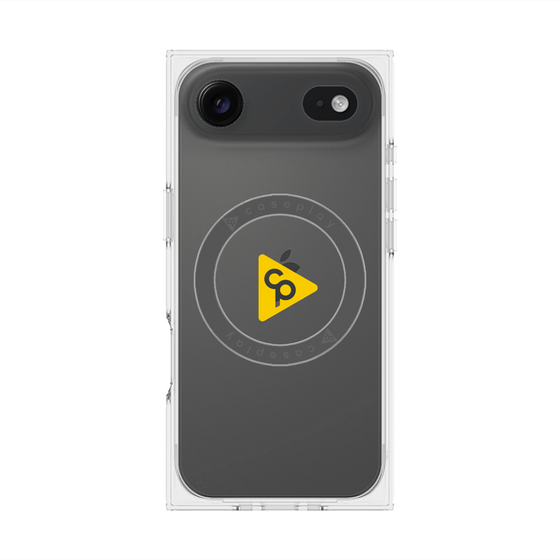 Premium Square Case with MagSafe［ Original - CASEPLAY Logo - Yellow/C ］