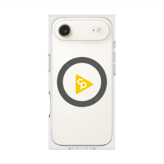 Premium Square Case with MagSafe［ Original - CASEPLAY Logo - Yellow/C ］