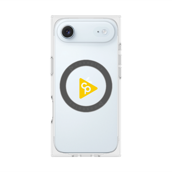 Premium Square Case with MagSafe［ Original - CASEPLAY Logo - Yellow/C ］