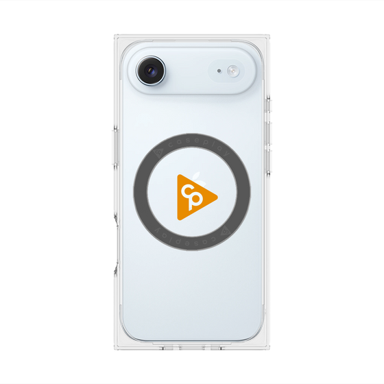 Premium Square Case with MagSafe［ Original - CASEPLAY Logo - Orange/C ］