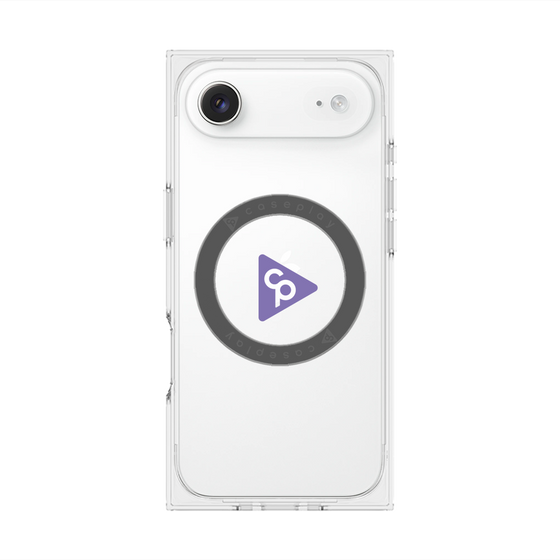 Premium Square Case with MagSafe［ Original - CASEPLAY Logo - Purple/C ］