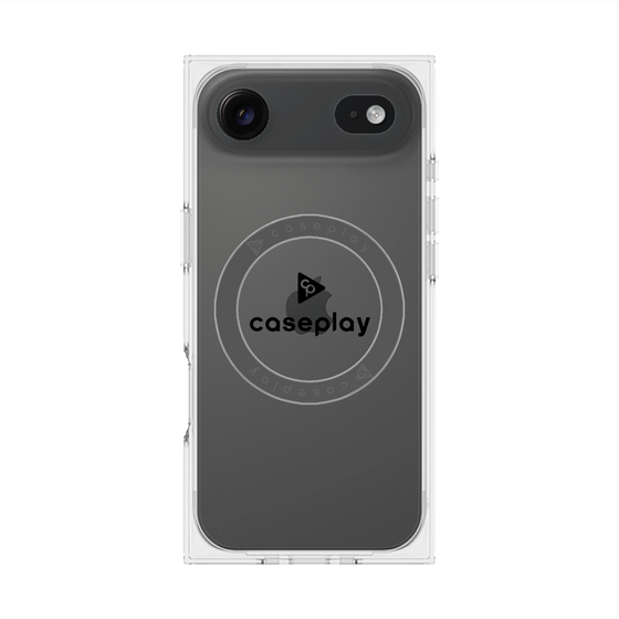 Premium Square Case with MagSafe［ Original - CASEPLAY Logo - Black/D ］