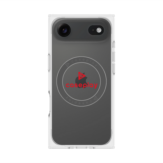 Premium Square Case with MagSafe［ Original - CASEPLAY Logo - Red/D ］