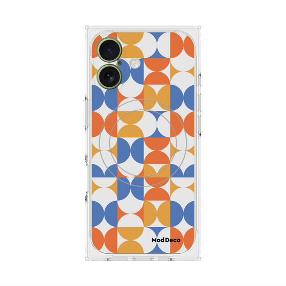 Premium Square Case with MagSafe［ Mod Deco - Original - Geometric pattern/A ］
