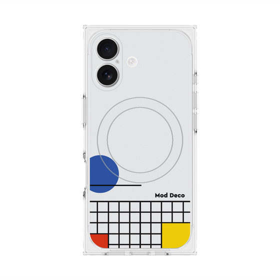 Premium Square Case with MagSafe［ Mod Deco - Original - Retro ］