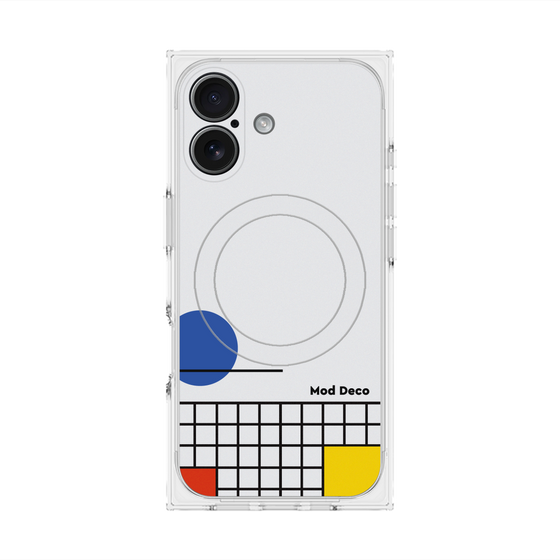 Premium Square Case with MagSafe［ Mod Deco - Original - Retro ］