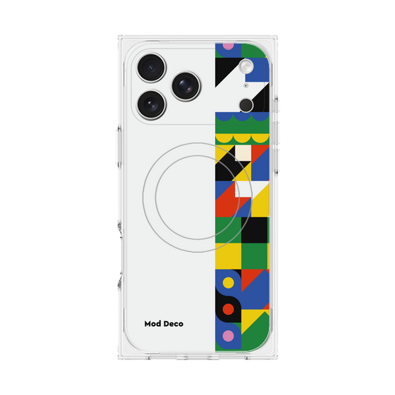 Premium Square Case with MagSafe［ Mod Deco - Original - Geometric pattern/B ］
