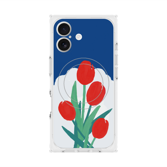 Premium Square Case with MagSafe［ Mod Deco - Original - Flower/A ］