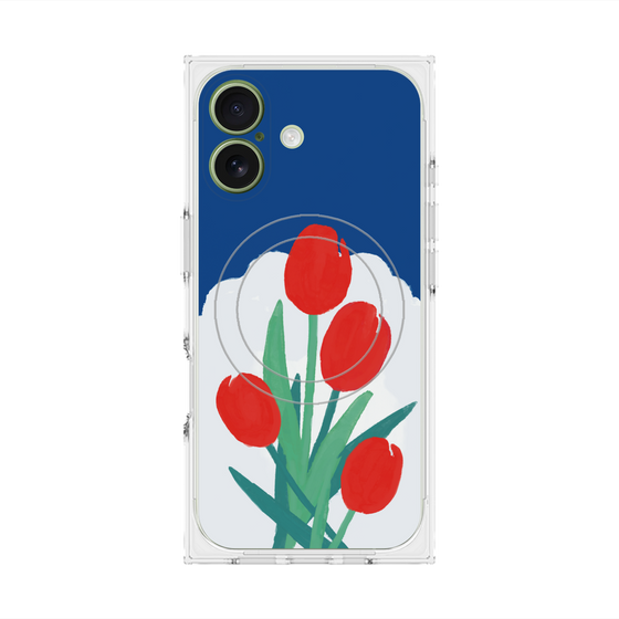 Premium Square Case with MagSafe［ Mod Deco - Original - Flower/A ］