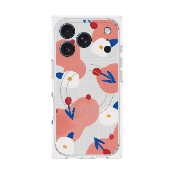 Premium Square Case with MagSafe［ Mod Deco - Original - Flower/C ］