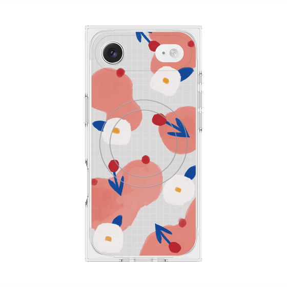 Premium Square Case with MagSafe［ Mod Deco - Original - Flower/C ］