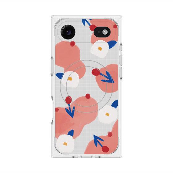 Premium Square Case with MagSafe［ Mod Deco - Original - Flower/C ］