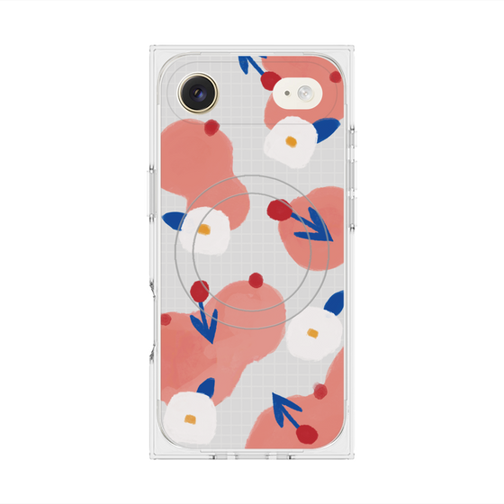 Premium Square Case with MagSafe［ Mod Deco - Original - Flower/C ］