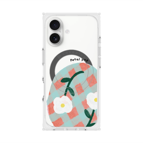 Premium Square Case with MagSafe［ Mod Deco - Original - Flower/D ］