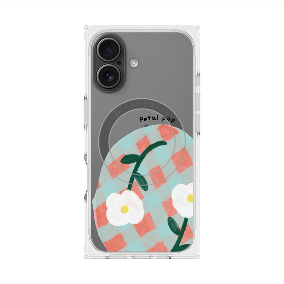 Premium Square Case with MagSafe［ Mod Deco - Original - Flower/D ］
