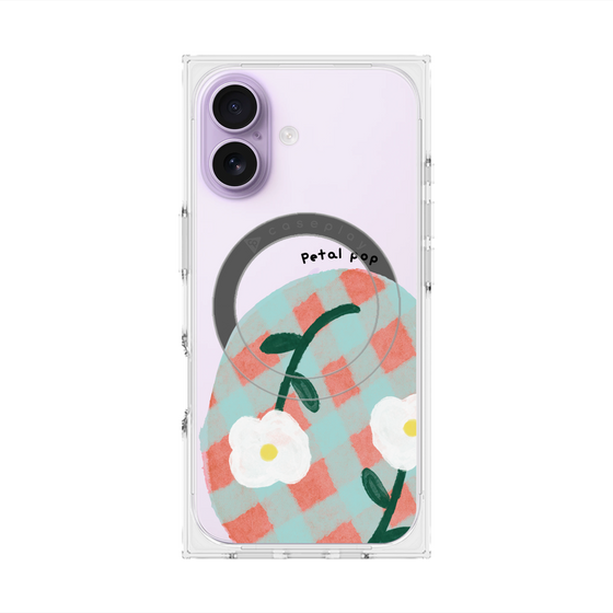 Premium Square Case with MagSafe［ Mod Deco - Original - Flower/D ］