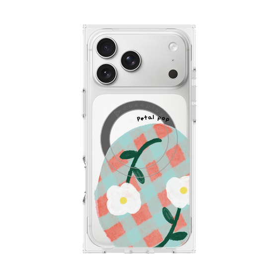 Premium Square Case with MagSafe［ Mod Deco - Original - Flower/D ］