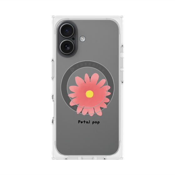 Premium Square Case with MagSafe［ Mod Deco - Original - Flower/E ］