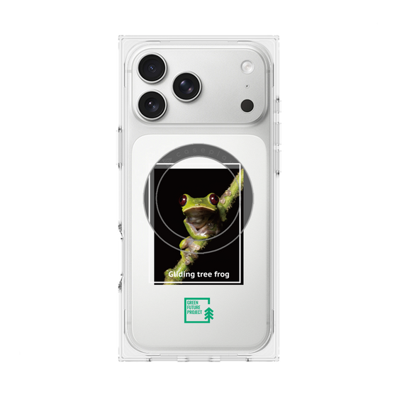 Premium Square Case with MagSafe［ Green Future Project - Gliding tree frog ］