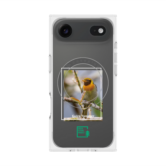 Premium Square Case with MagSafe［ Green Future Project - Guira Tanager ］