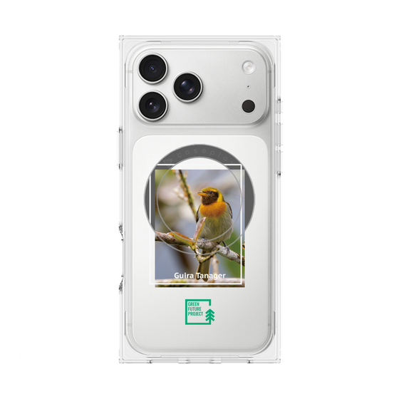 Premium Square Case with MagSafe［ Green Future Project - Guira Tanager ］